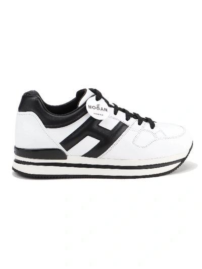 Shop Hogan H222 Sneaker In Bianco+nero