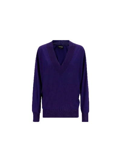 Shop Tom Ford Sweater In Bright Blue