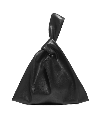 Shop Nanushka Jen Vegan Leather Tote Bag In Black