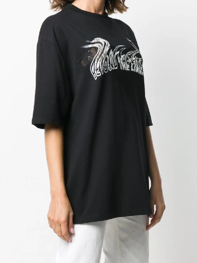 Shop Fenty Beyond The Limits Oversized T-shirt In Black