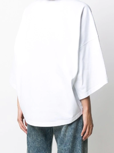 Shop Fenty Beyond Limits Print Oversized T-shirt In White