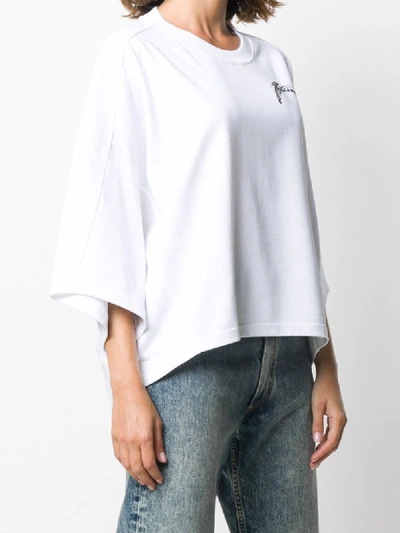 Shop Fenty Beyond Limits Print Oversized T-shirt In White