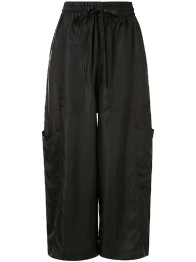 Shop Lee Mathews Chiya Classic Cropped Trousers In Black