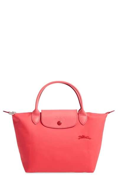 Shop Longchamp Le Pliage Club Tote In Pomegranate