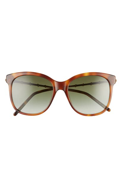 gucci 56mm square sunglasses