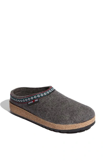 Shop Haflinger 'classic Grizzly' Slipper In Grey