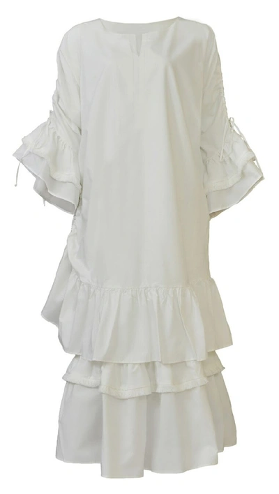 Shop Amira Haroon Ice Dress In White
