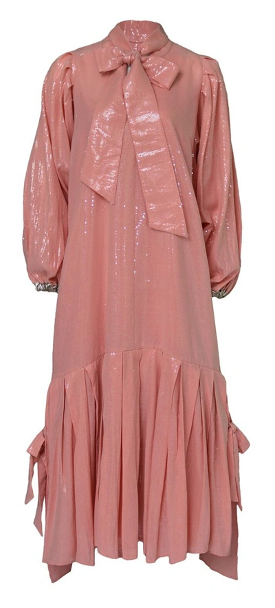 Shop Amira Haroon Lolly Kaftan In Pink