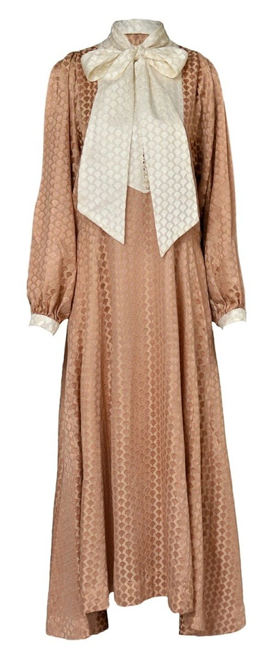 Shop Amira Haroon Dusk Kaftan In Brown