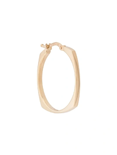 Shop Aliita 9kt Yellow Gold Aro B Hoops In Not Applicable