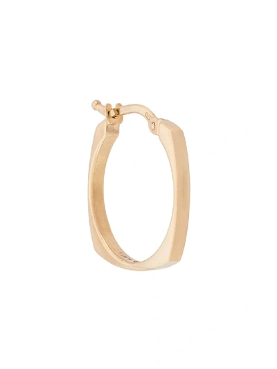 Shop Aliita 9kt Yellow Gold Hoop Earrings In Not Applicable