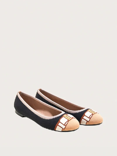 Shop Ferragamo Varina Ballet Flat In Multicolor