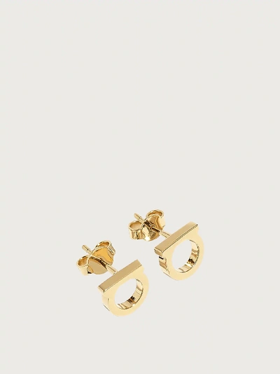 Shop Ferragamo Gancini Earrings (s) In Gold