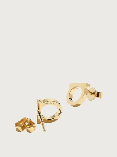 Shop Ferragamo Gancini Earrings (s) In Gold