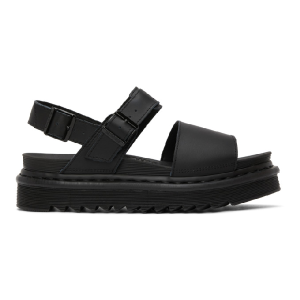 dr martens black sandals
