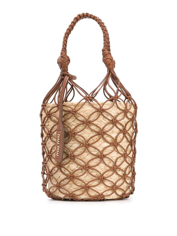 miu miu straw bag