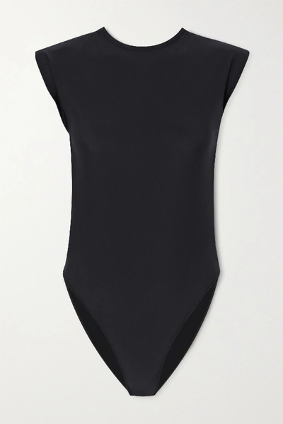 Shop Oseree Power Swimsuit In Black