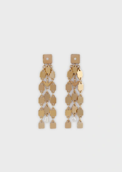 Shop Emporio Armani Earrings - Item 50241419 In Gold