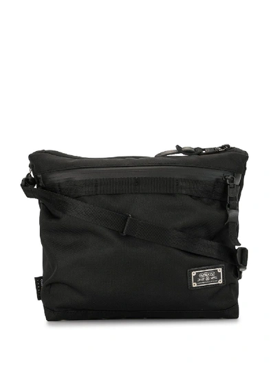 Shop As2ov Cordura Dobby Shoulder Bag In Black