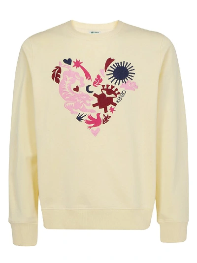 Shop Kenzo Lucky Star Sweatshirt In Beige