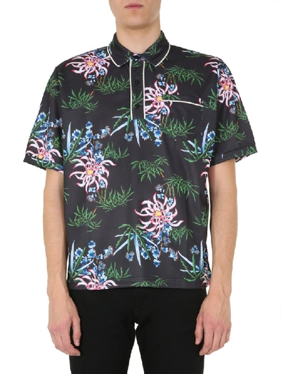Shop Kenzo Sea Lily Polo Shirt In Multi