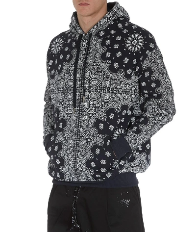 Shop Family First Milano Bandana Print Hoodie In Multi