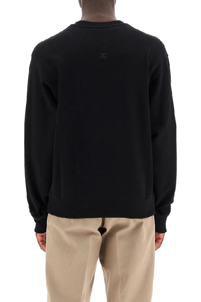 Shop Kenzo Paris Logo Sweatshirt In Black