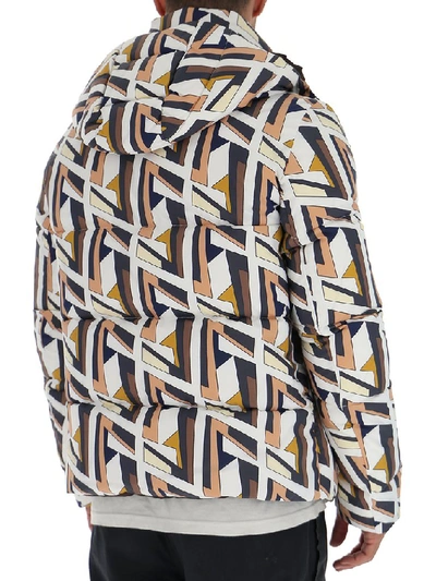 Shop Fendi Ff Print Reversible Jacket In Multi