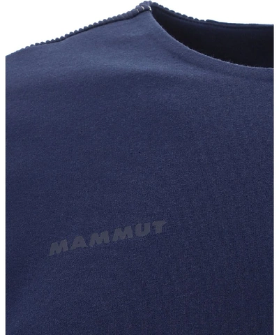 Shop Mammut Delta X Crewneck Sweatshirt In Blue