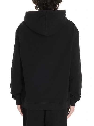 Shop 424 Logo Hoodie In Black