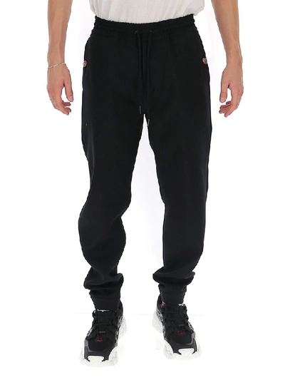 Shop Givenchy Drawstring Track Pants In Black