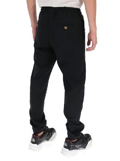 Shop Givenchy Drawstring Track Pants In Black