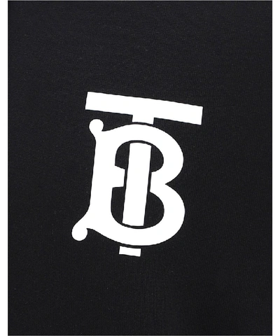 Shop Burberry Monogram Motif Hoodie In Black