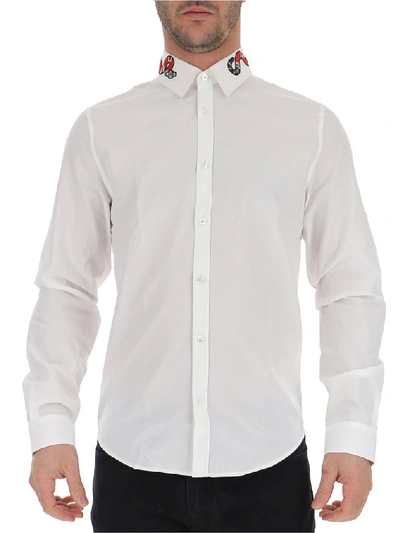 Shop Gucci Duke Shirt In White