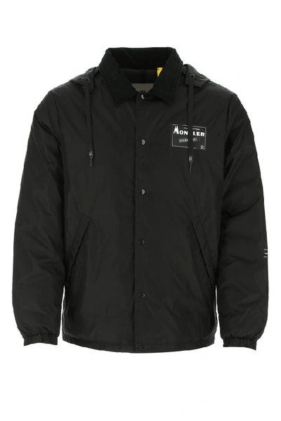 Shop Moncler Genius Moncler X Fragment Hiroshi Fujiwara Hooded Jacket In Black