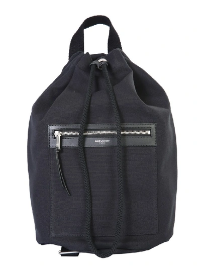 Shop Saint Laurent City Sailor Backpack In Black