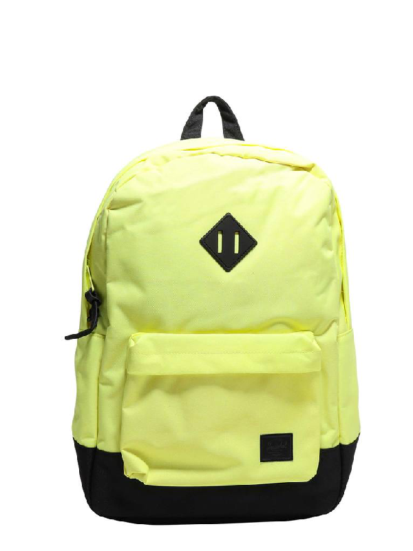 yellow herschel backpack