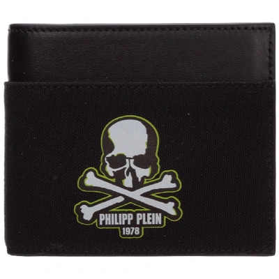 Shop Philipp Plein Skull Bifold Wallet In Black