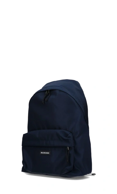 Shop Balenciaga Explorer Backpack In Blue