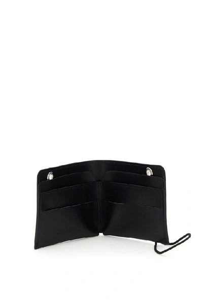 Shop Marcelo Burlon County Of Milan Wings Bifold Wallet In Black