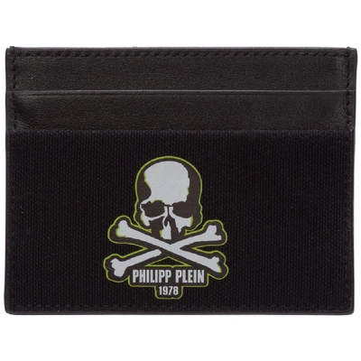 Shop Philipp Plein Skull Cardholder In Black