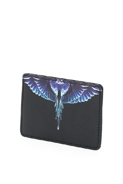 Shop Marcelo Burlon County Of Milan Wings Cardholder In Black