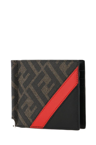 Shop Fendi Ff Motif Cardholder In Multi