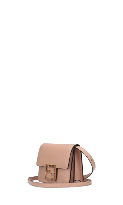 Shop Fendi Fab Shoulder Bag In Pink