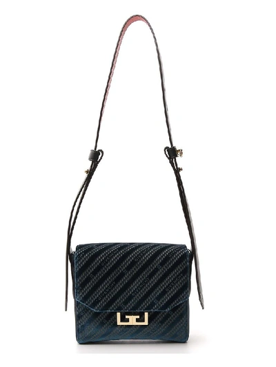 Shop Givenchy Small Eden Shoulder Bag In Blue