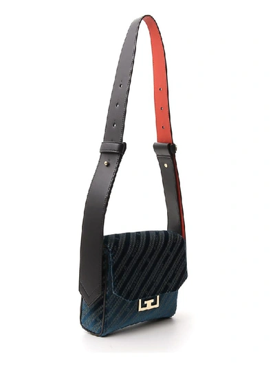 Shop Givenchy Small Eden Shoulder Bag In Blue