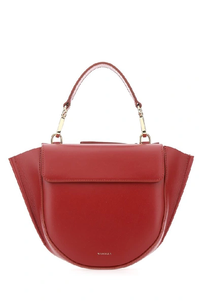 Shop Wandler Hortensia Mini Shoulder Bag In Red