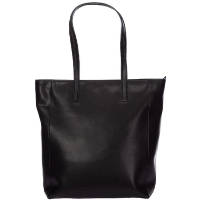 Shop Karl Lagerfeld Embroidered Tote Bag In Black