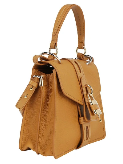 Shop Chloé Small Aby Day Shoulder Bag In Brown