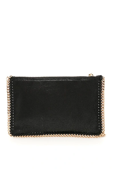 Shop Stella Mccartney Falabella Clutch Bag In Black